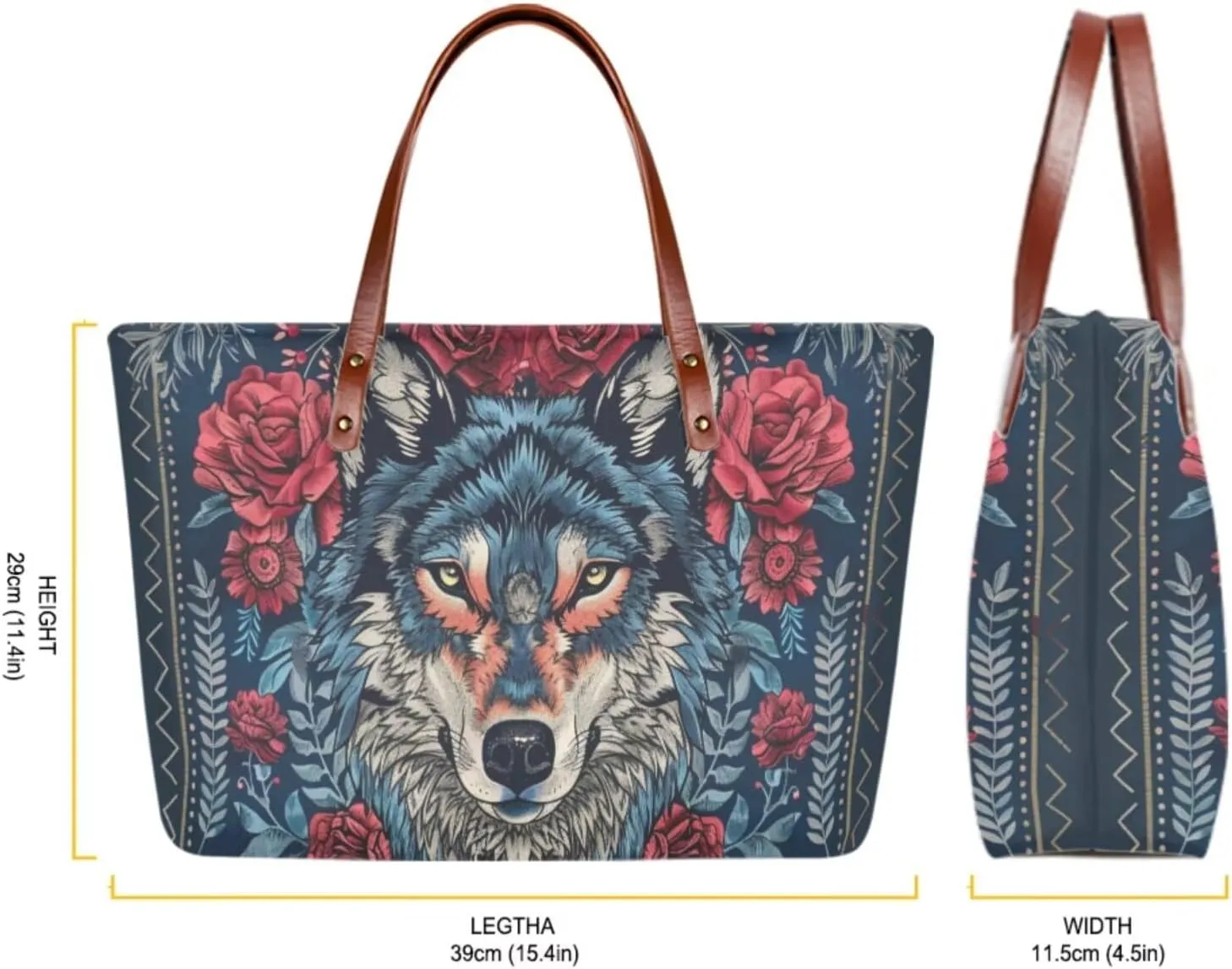 3PCS Tote Bag with Wallet, Purse and Wallet Set for Women Large Top Handle Purse Casual Satchel Handbag