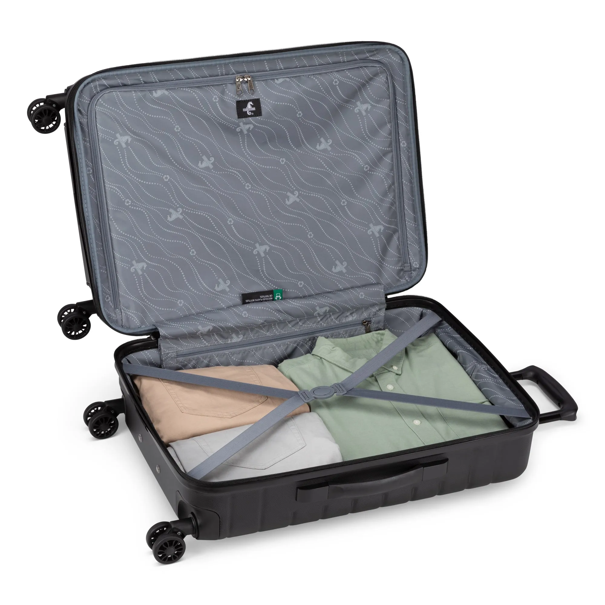 Atlantic Riptide Spinner Large Expandable Luggage