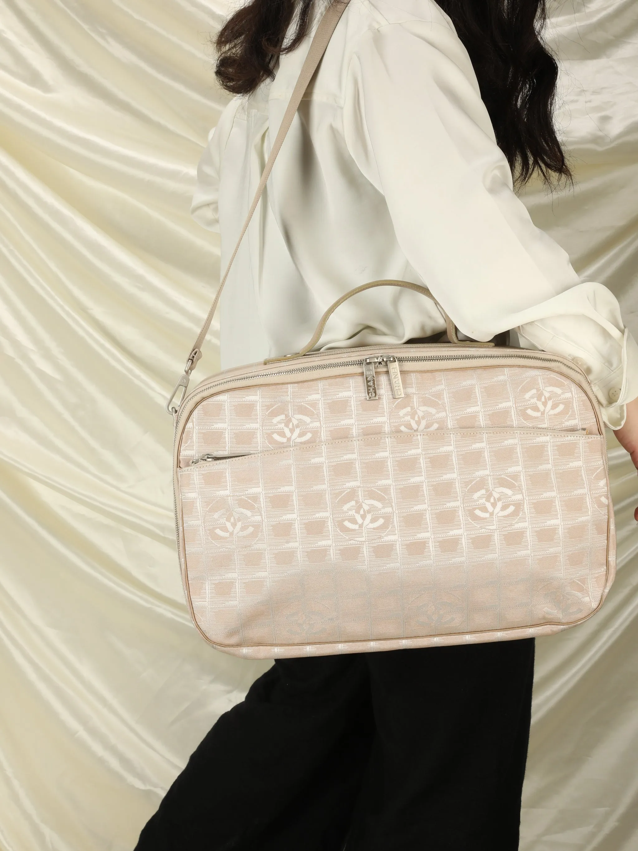 Chanel Nylon Weekender Suitcase
