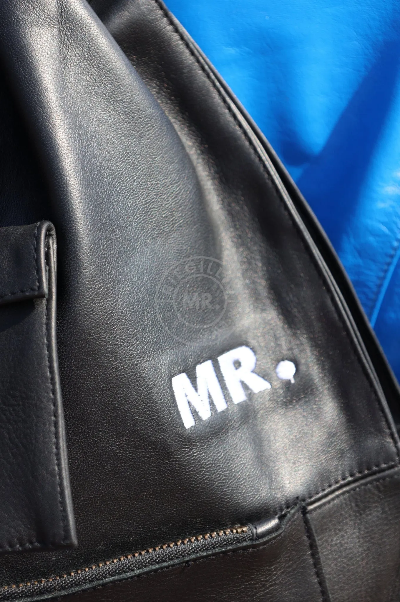 Leather Backpack Full Black