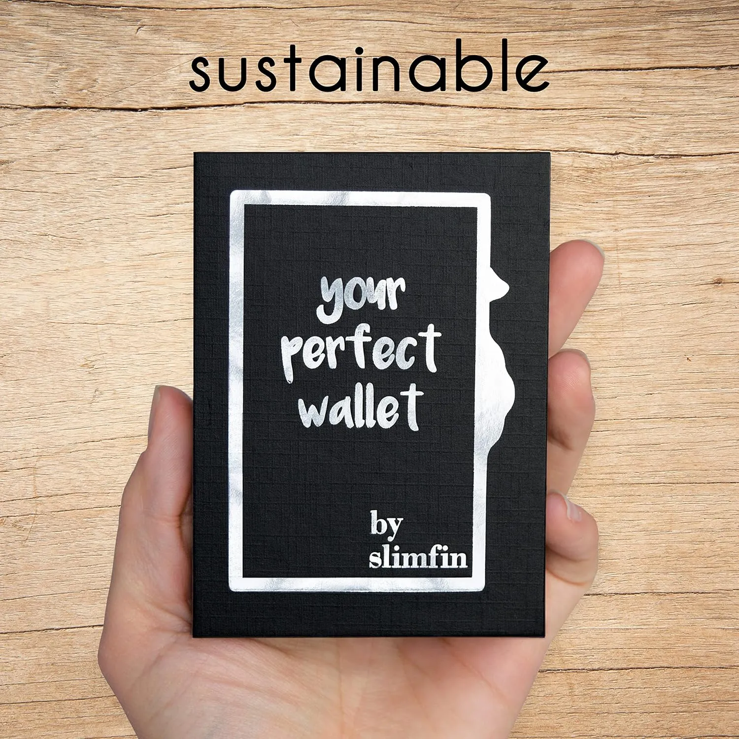 slimfin Slim Wallet with Coin Compartment - Card Holder - Men's Wallet - Wallet - Wallet - Card Holder Small/Mini with RFID Protection - Unisex